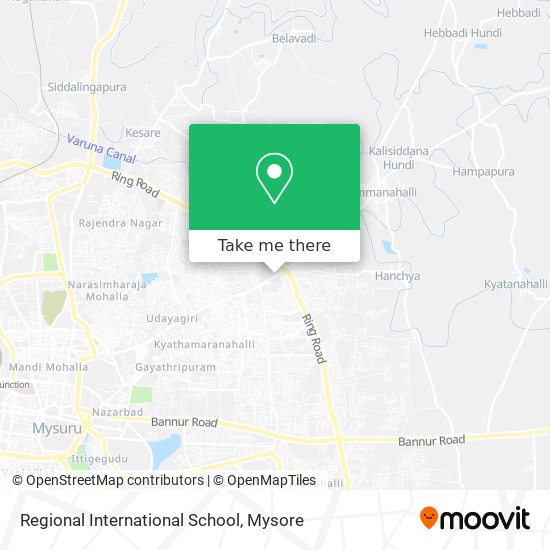 Regional International School map