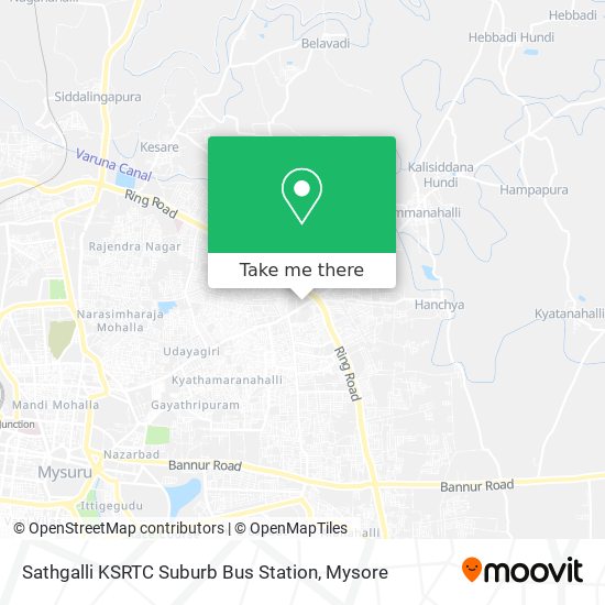 Sathgalli KSRTC Suburb Bus Station map