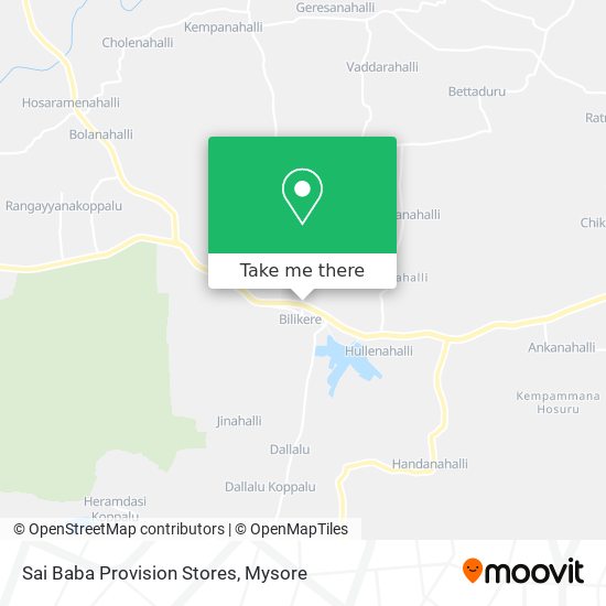 Sai Baba Provision Stores map