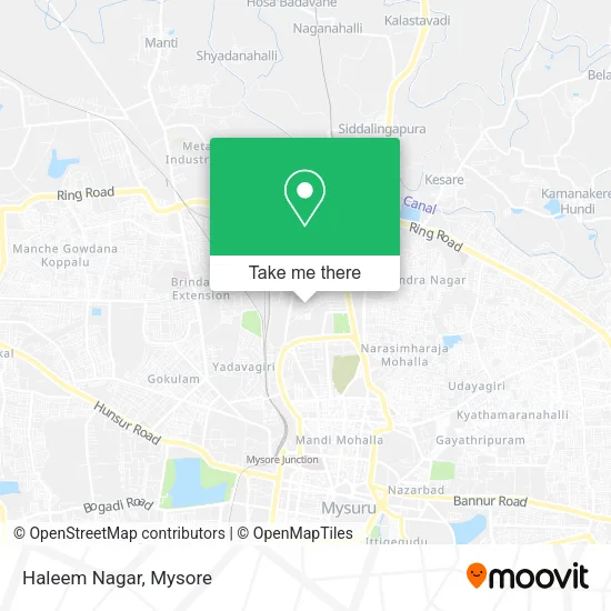 Haleem Nagar map