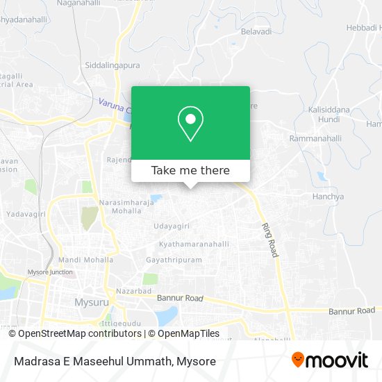 Madrasa E Maseehul Ummath map