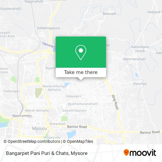 Bangarpet Pani Puri & Chats map