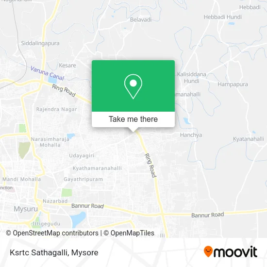 Ksrtc Sathagalli map