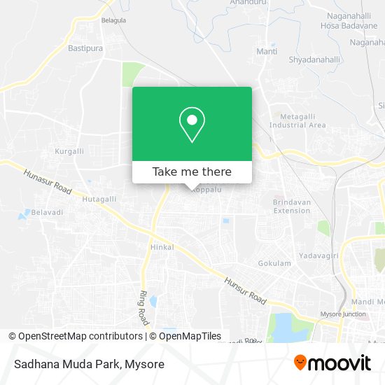 Sadhana Muda Park map