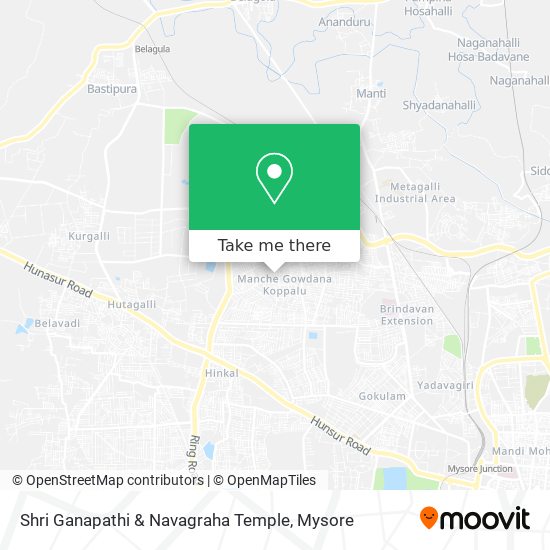 Shri Ganapathi & Navagraha Temple map