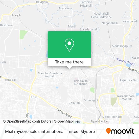 Msil mysore sales international limited map