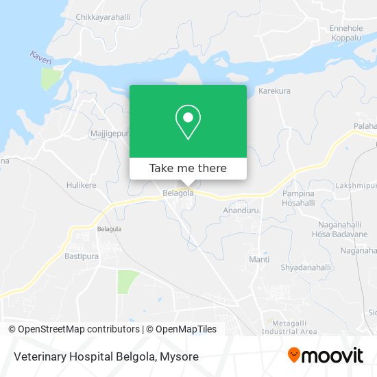 Veterinary Hospital Belgola map