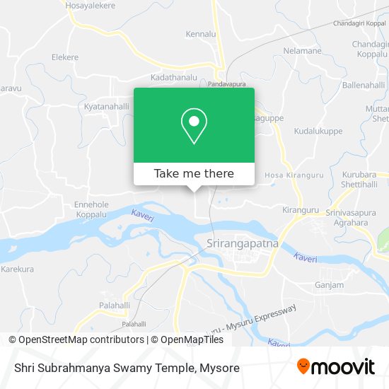 Shri Subrahmanya Swamy Temple map