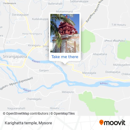 Karighatta temple map