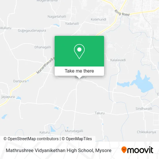 Mathrushree Vidyanikethan High School map
