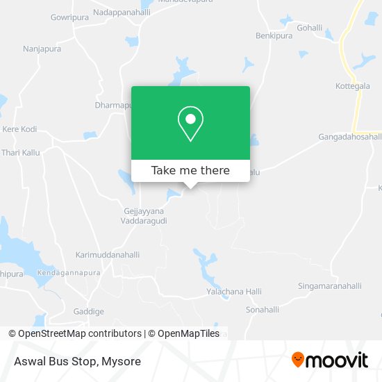 Aswal Bus Stop map
