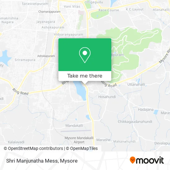 Shri Manjunatha Mess map