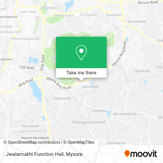 Jwalamukhi Function Hall map