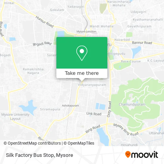 Silk Factory Bus Stop map
