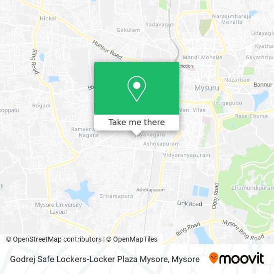 Godrej Safe Lockers-Locker Plaza Mysore map