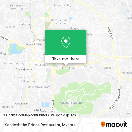 Sandesh the Prince Restaurant map