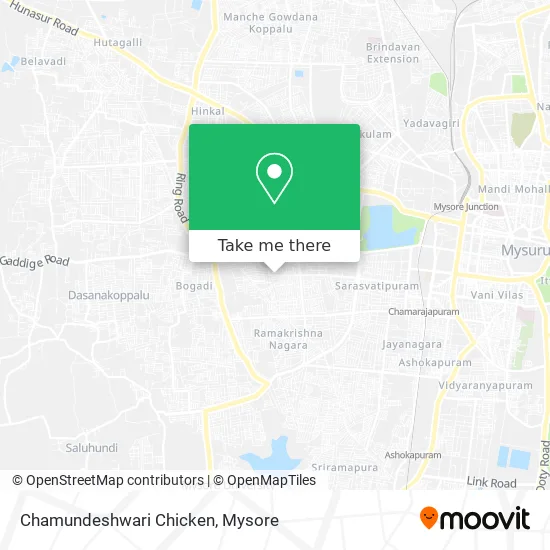 Chamundeshwari Chicken map