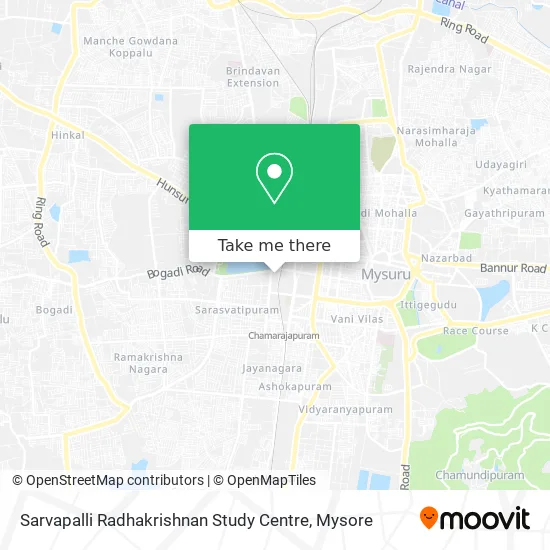 Sarvapalli Radhakrishnan Study Centre map