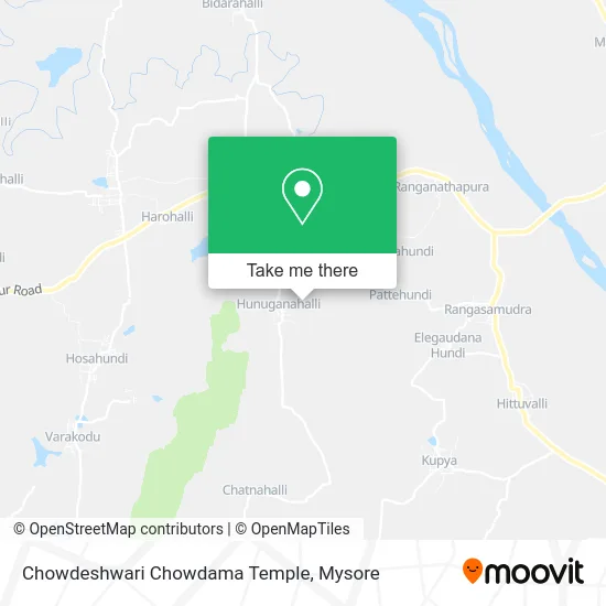 Chowdeshwari Chowdama Temple map
