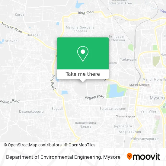 Department of Environmental Engineering map