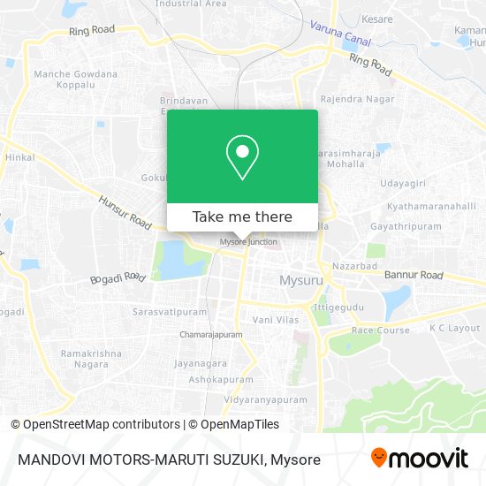 MANDOVI MOTORS-MARUTI SUZUKI map