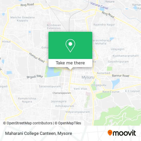 Maharani College Canteen map