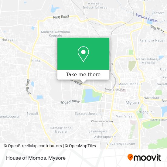 House of Momos map