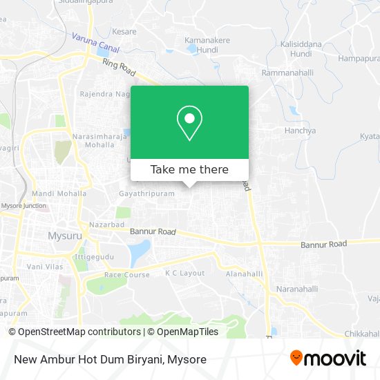 New Ambur Hot Dum Biryani map