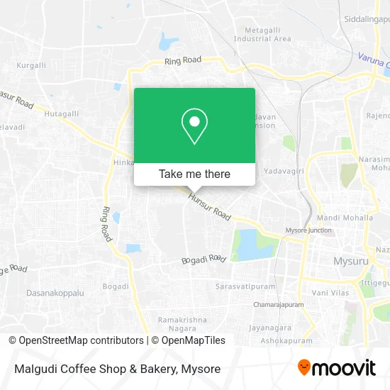 Malgudi Coffee Shop & Bakery map