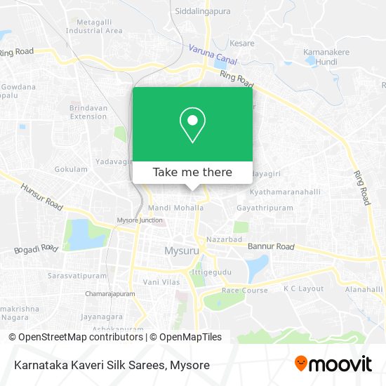 Karnataka Kaveri Silk Sarees map