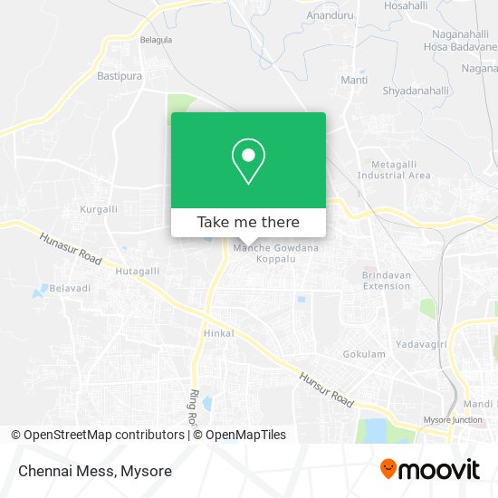Chennai Mess map