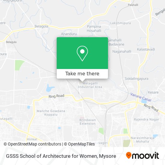 GSSS School of Architecture for Women map