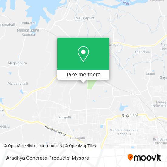 Aradhya Concrete Products map
