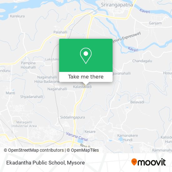 Ekadantha Public School map