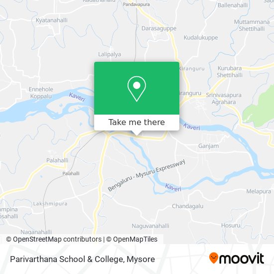 Parivarthana School & College map