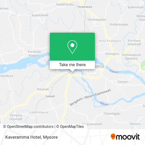 Kaveramma Hotel map