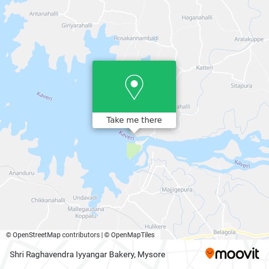 Shri Raghavendra Iyyangar Bakery map