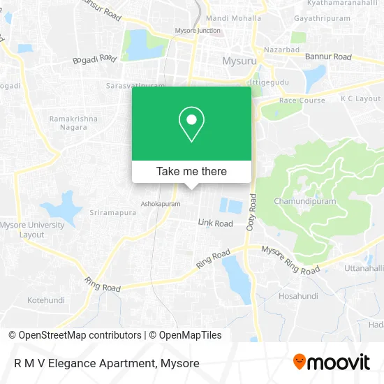 R M V Elegance Apartment map