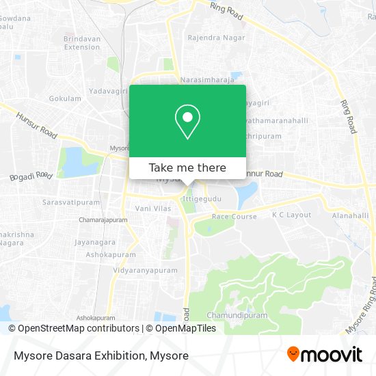 Mysore Dasara Exhibition map