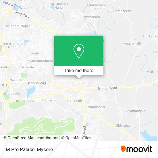 M Pro Palace map