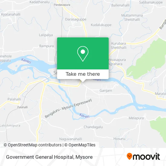 Government General Hospital map