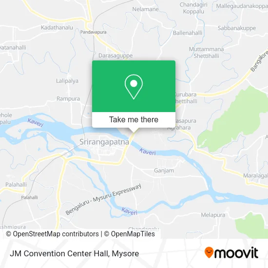 JM Convention Center Hall map