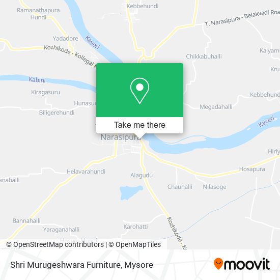 Shri Murugeshwara Furniture map