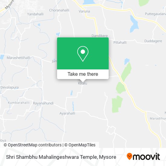 Shri Shambhu Mahalingeshwara Temple map