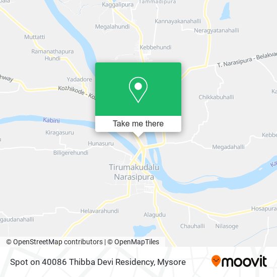 Spot on 40086 Thibba Devi Residency map