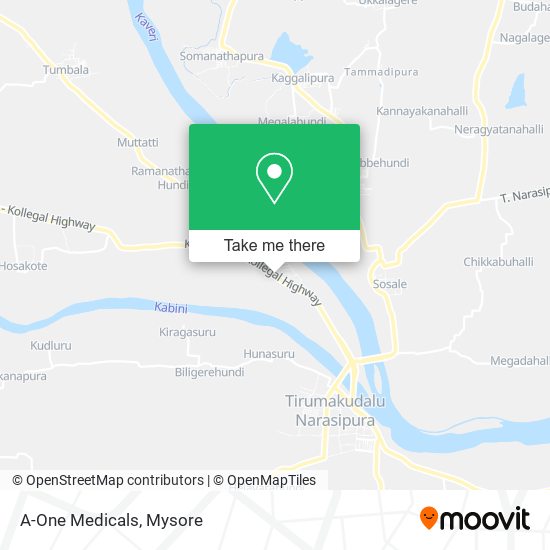 A-One Medicals map