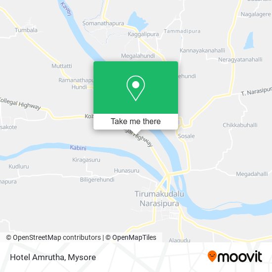 Hotel Amrutha map