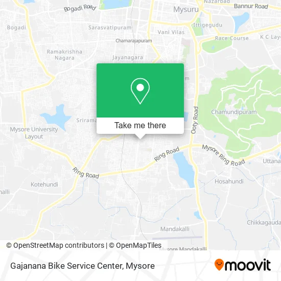Gajanana Bike Service Center map