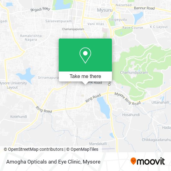 Amogha Opticals and Eye Clinic map