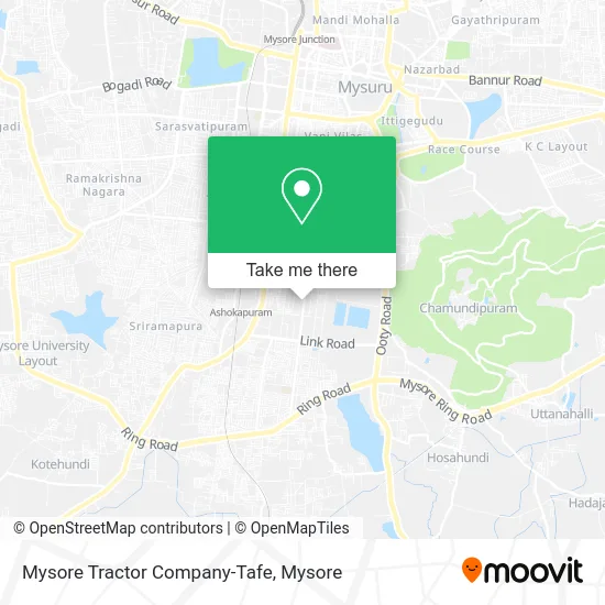 Mysore Tractor Company-Tafe map